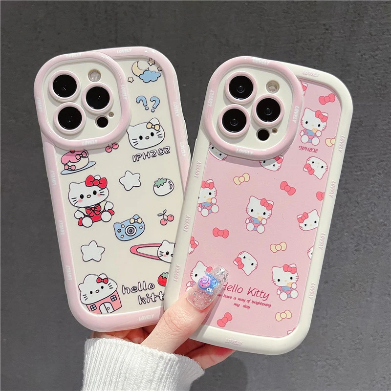 猫咪适用苹果15手机壳华为mate60荣耀oppovivo小米红米女软壳