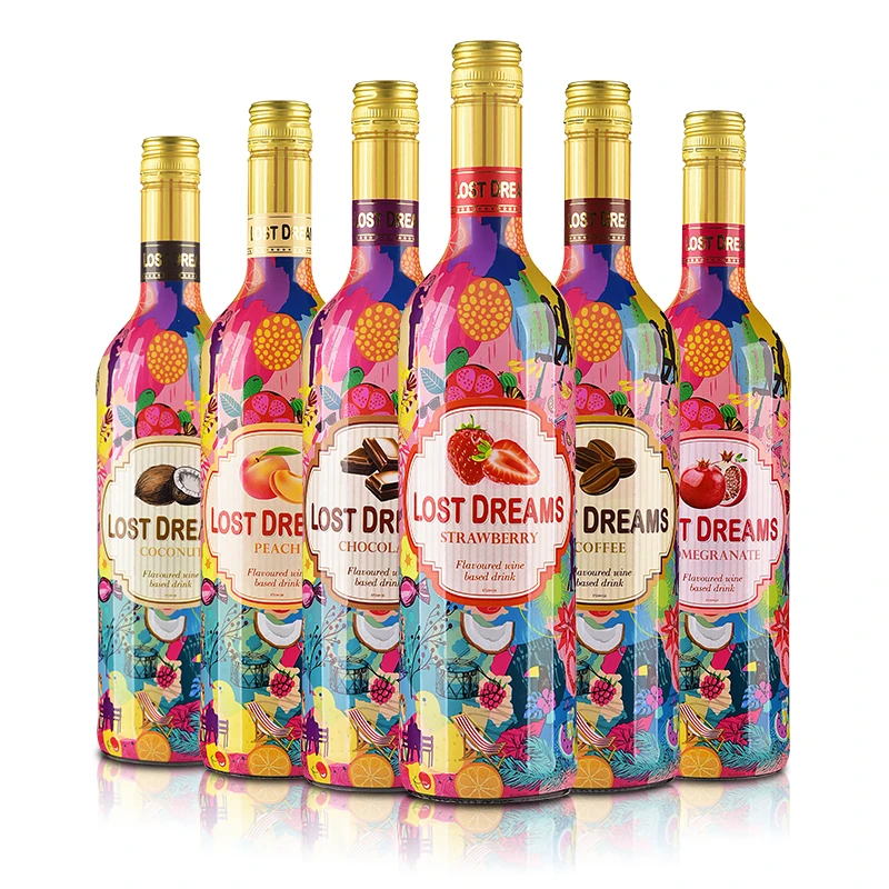 法国茉莉花水果童话风味配制酒750ml(六种口味)