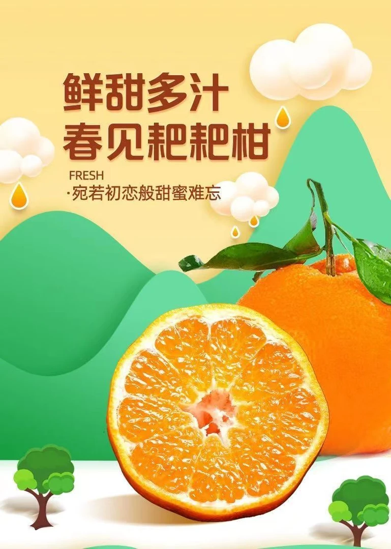 【与辉同行东方甄选】四川高山水果春见耙耙柑当季新鲜水果丑橘直发