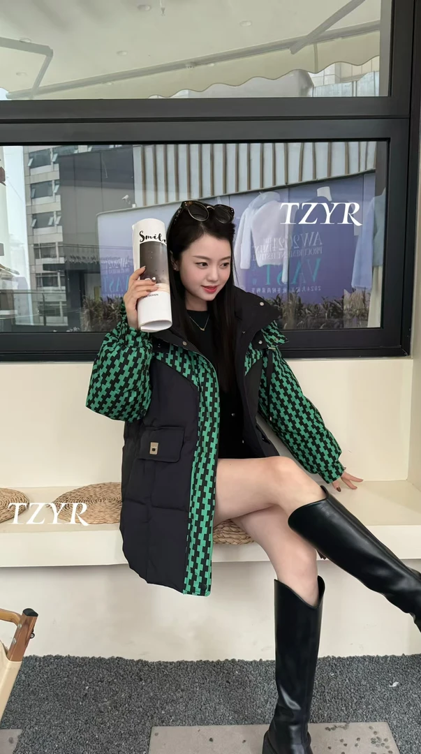 名品名装休闲时尚欧货潮版羽绒服