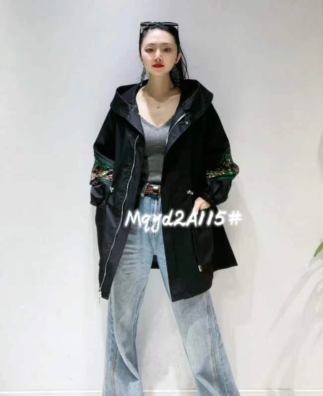 名品名装店欧货休闲风衣外套