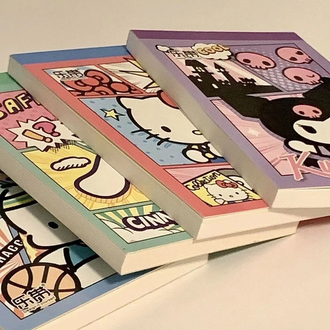 小红书同款三丽鸥口袋笔记本学生本子ins高颜值便携式学习记事本