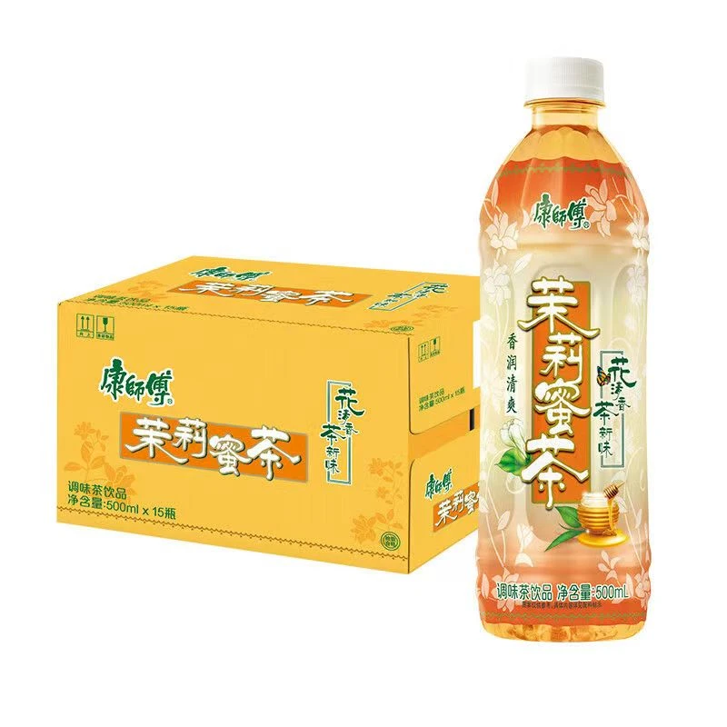 康师傅康师傅康师傅茉莉蜜茶味饮料宿舍500ml*5瓶酸甜可口饮品