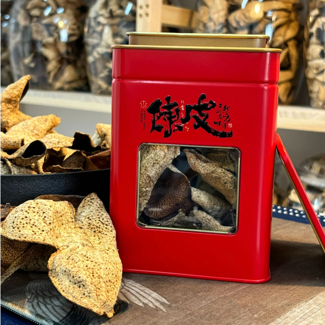 2019年 新会陈皮圈枝大红皮整皮