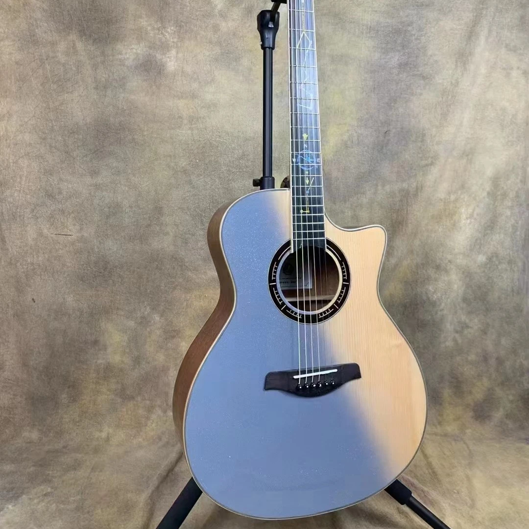 创作者民谣吉他指南针高端系列高颜值41寸初学进阶面单吉他指弹