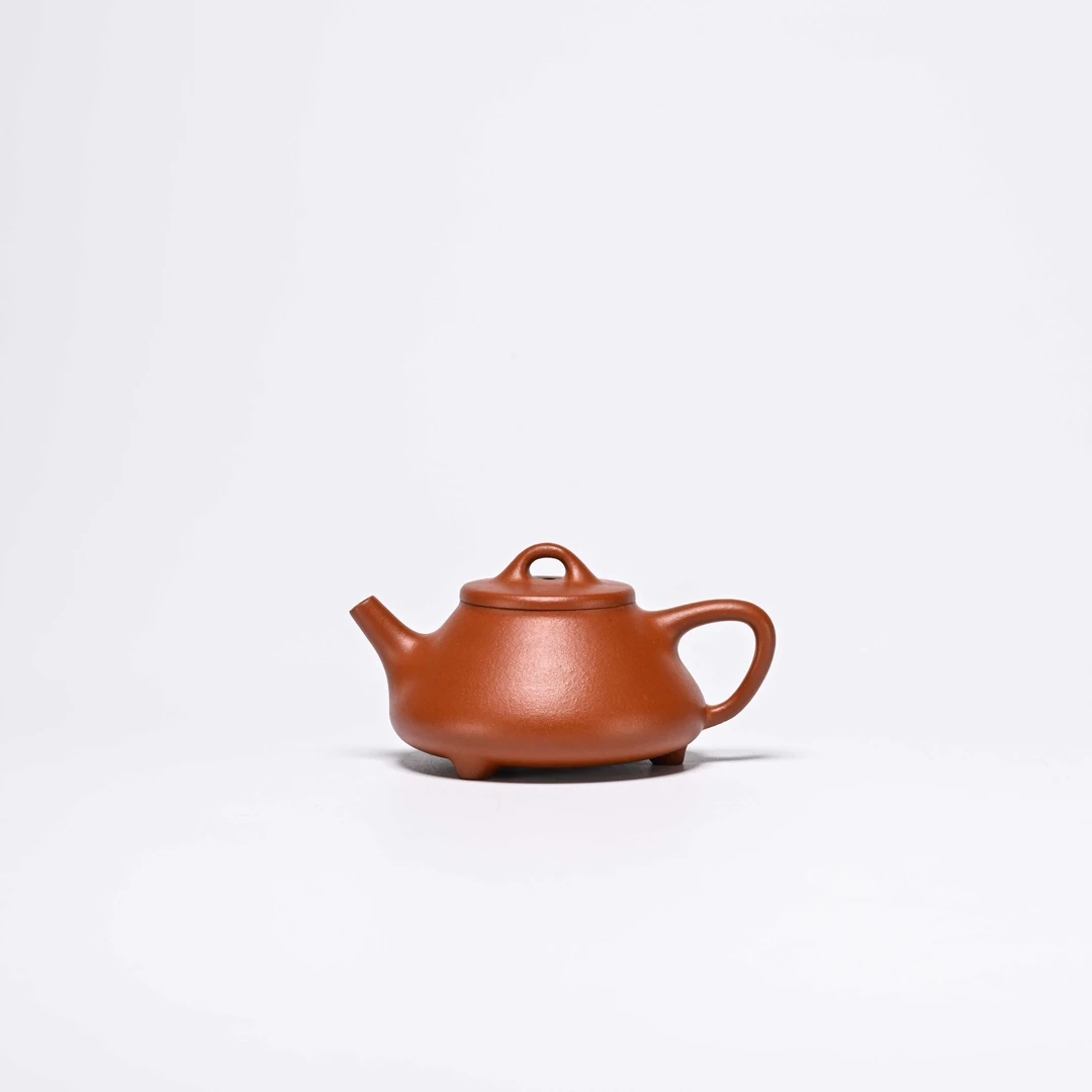 【世亨石瓢】赵庄朱泥小品薄胎紫砂壶