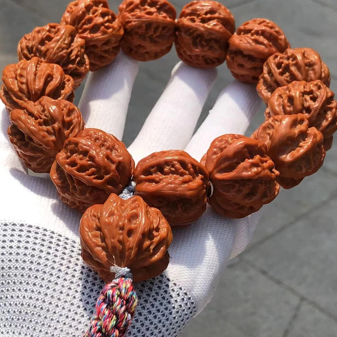 龙骨粗筋京八棱28~29左右文玩核桃手持