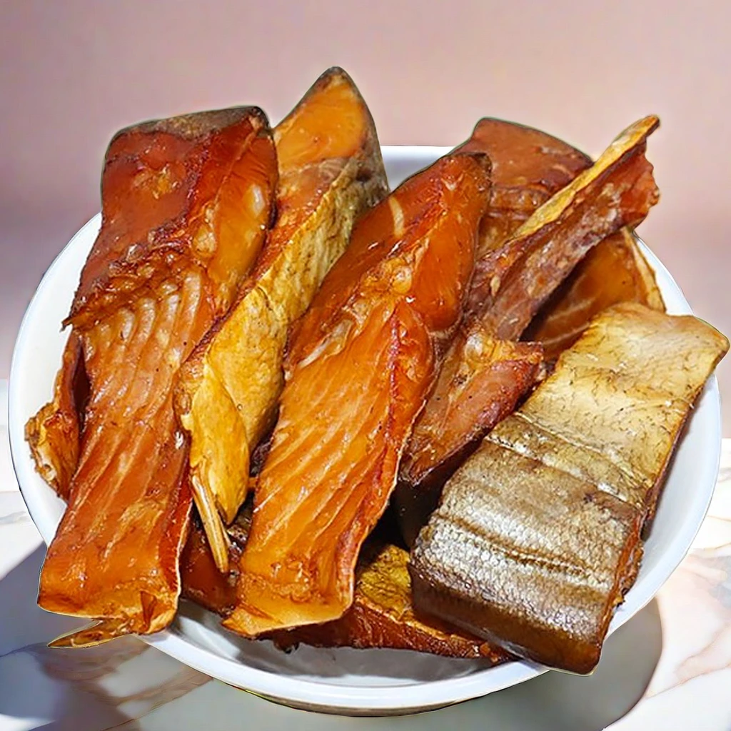 【新店抢】湖南柴火烟熏腊涟鱼块美味鱼中段下饭咸鱼鲢鱼干真空包装