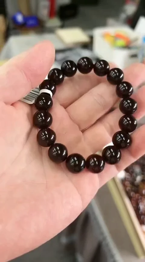 【闪购商品】紫晶手串未镶嵌的卡12翳珀