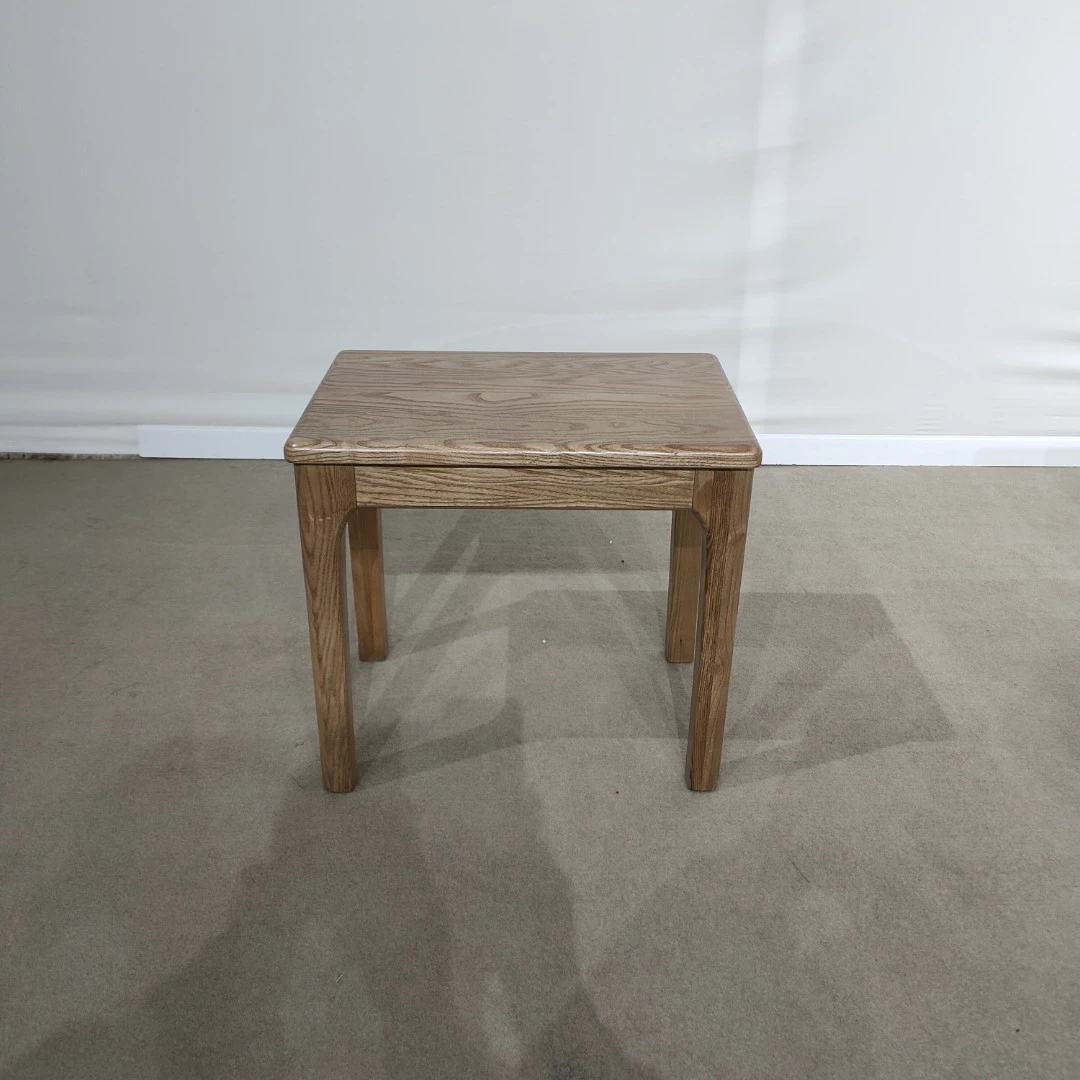 艺橡空间家具..白蜡木化妆方凳46*32*42