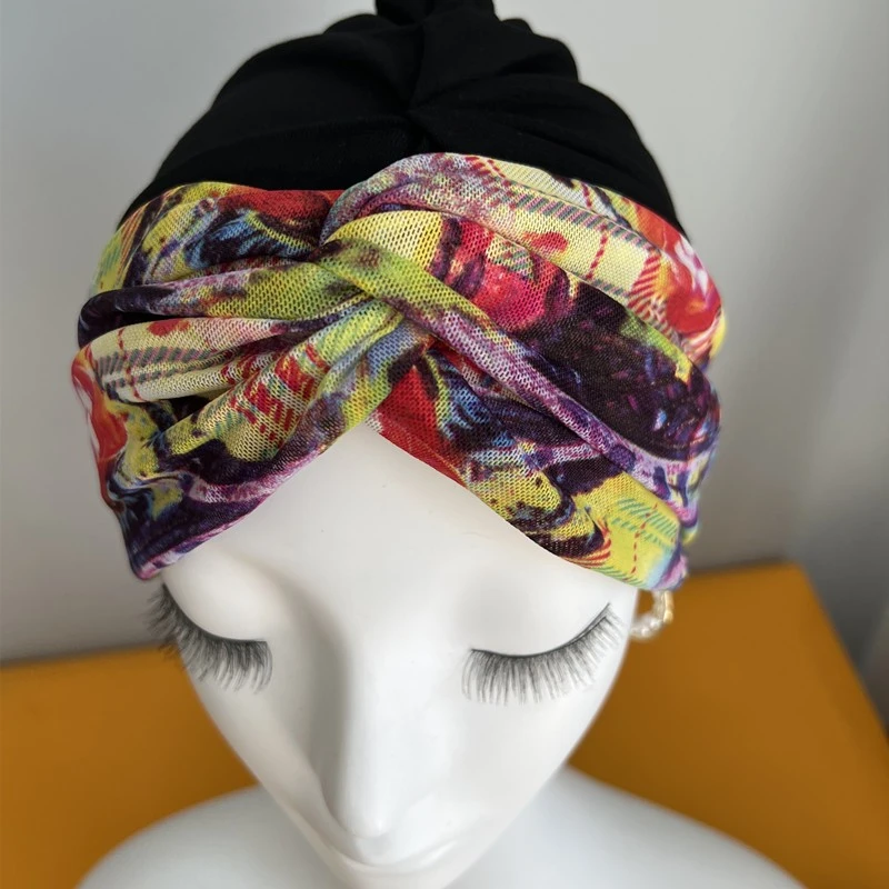 帽子女士时尚包头帽夏季薄款化疗帽光头穆斯帽孕妇月子帽发带帽