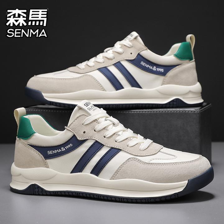 SENMA/森马男鞋秋季百搭男士透气软底轻便跑步潮鞋学生运动阿甘鞋