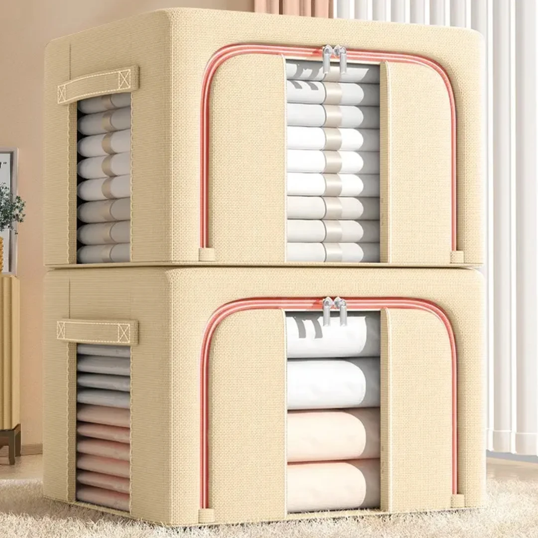 收纳箱多品类透明家用搬家搬家可折叠大容量特大号储物