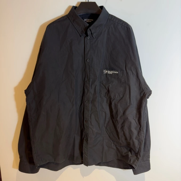 巴黎世家 balenciaga 黑色 箭头 衬衫 / 38码 / 98新 / 公家7800