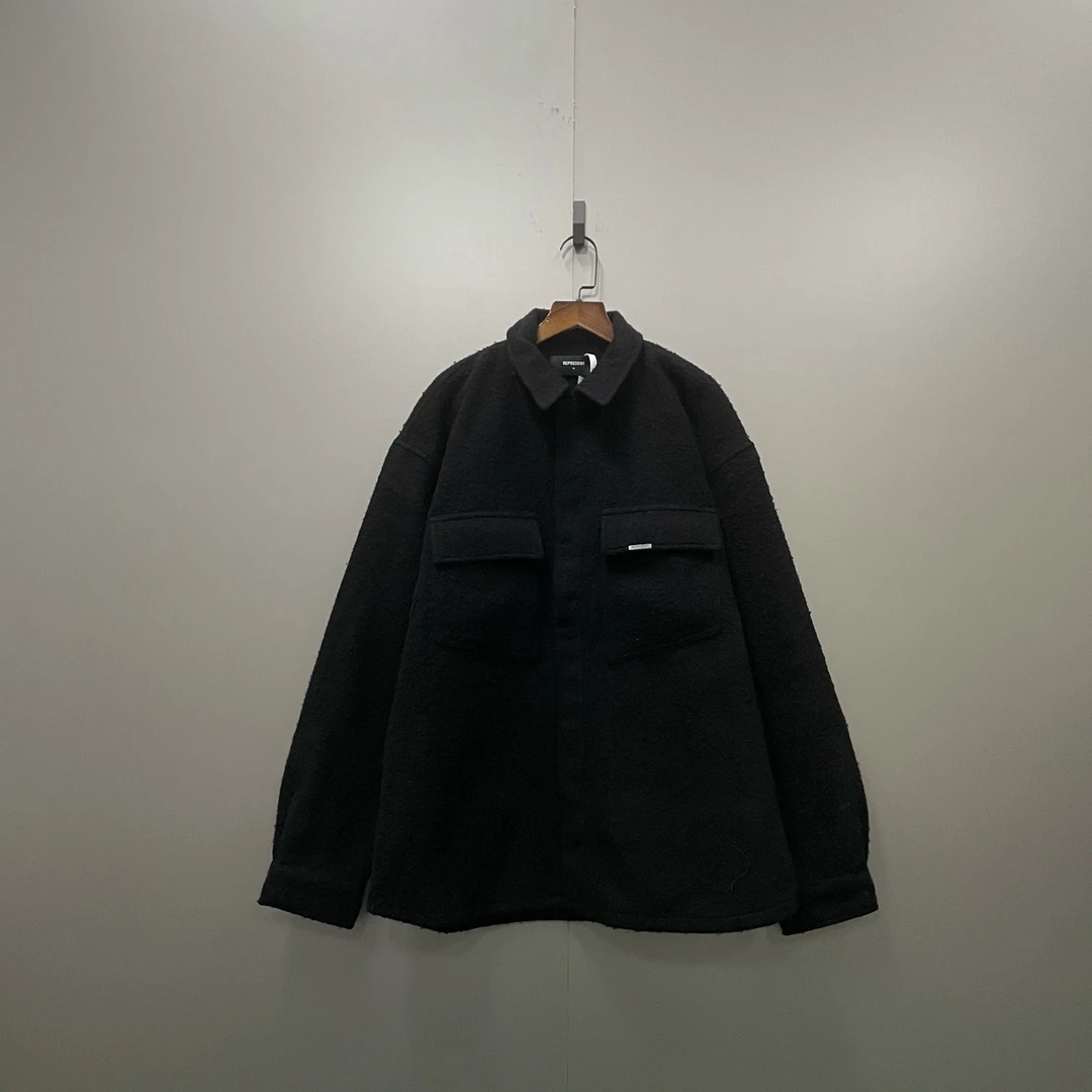 REPRESENT 黑色单排扣翻领夹克 S码 L码 XL码/全新/公价1680/吊牌