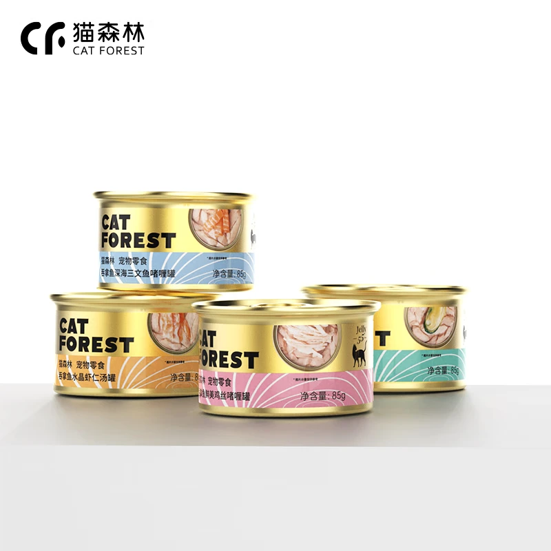 猫森林猫森林猫罐头成幼猫零食 泰国进口白肉湿粮浓汤猫咪零食 8