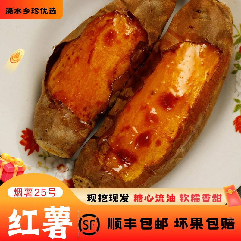 薯烟25号人参蜜薯红薯新鲜优质4斤优质膳食纤维粗粮4斤