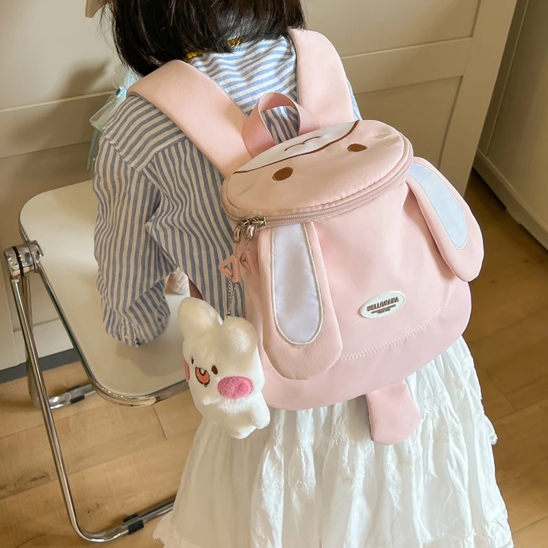 防走失背包学前班宝宝出游迷你专用书包男女童可爱学生小兔双肩包