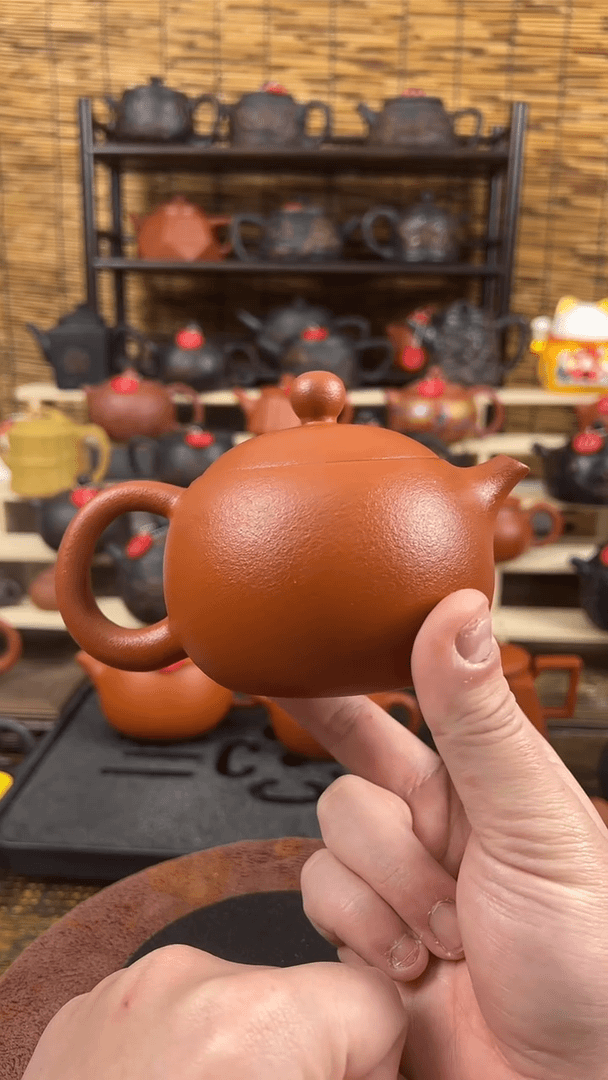 【闪购商品】紫砂茶壶不可提不可旋转西施壶