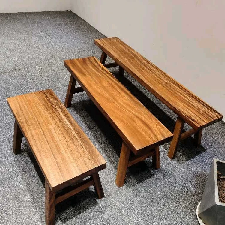 南美胡桃木长条凳整板独板60cm-200cm长度家用简约板凳中式.