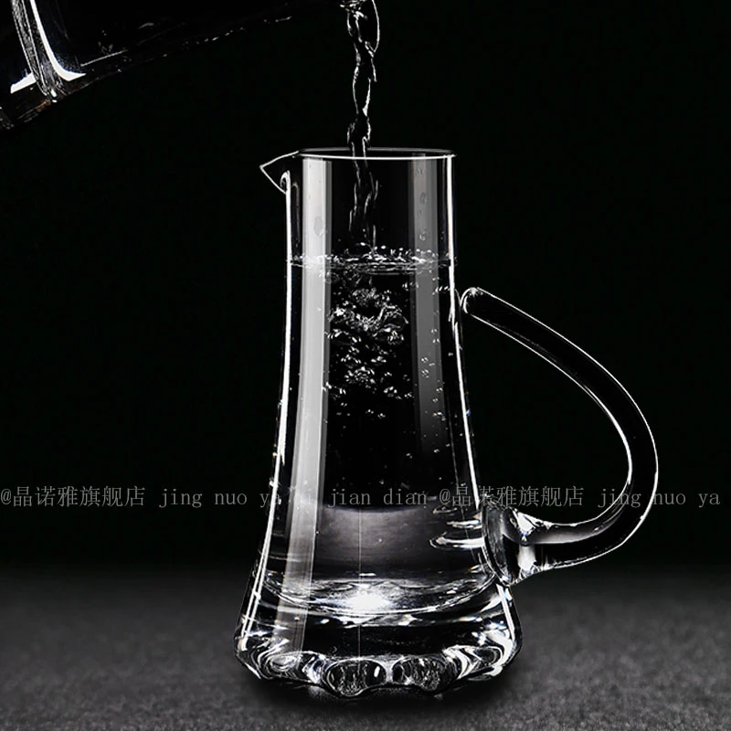 分酒器白酒杯套装家用小酒杯一口玻璃商用二两2量带刻度100ml酒盅