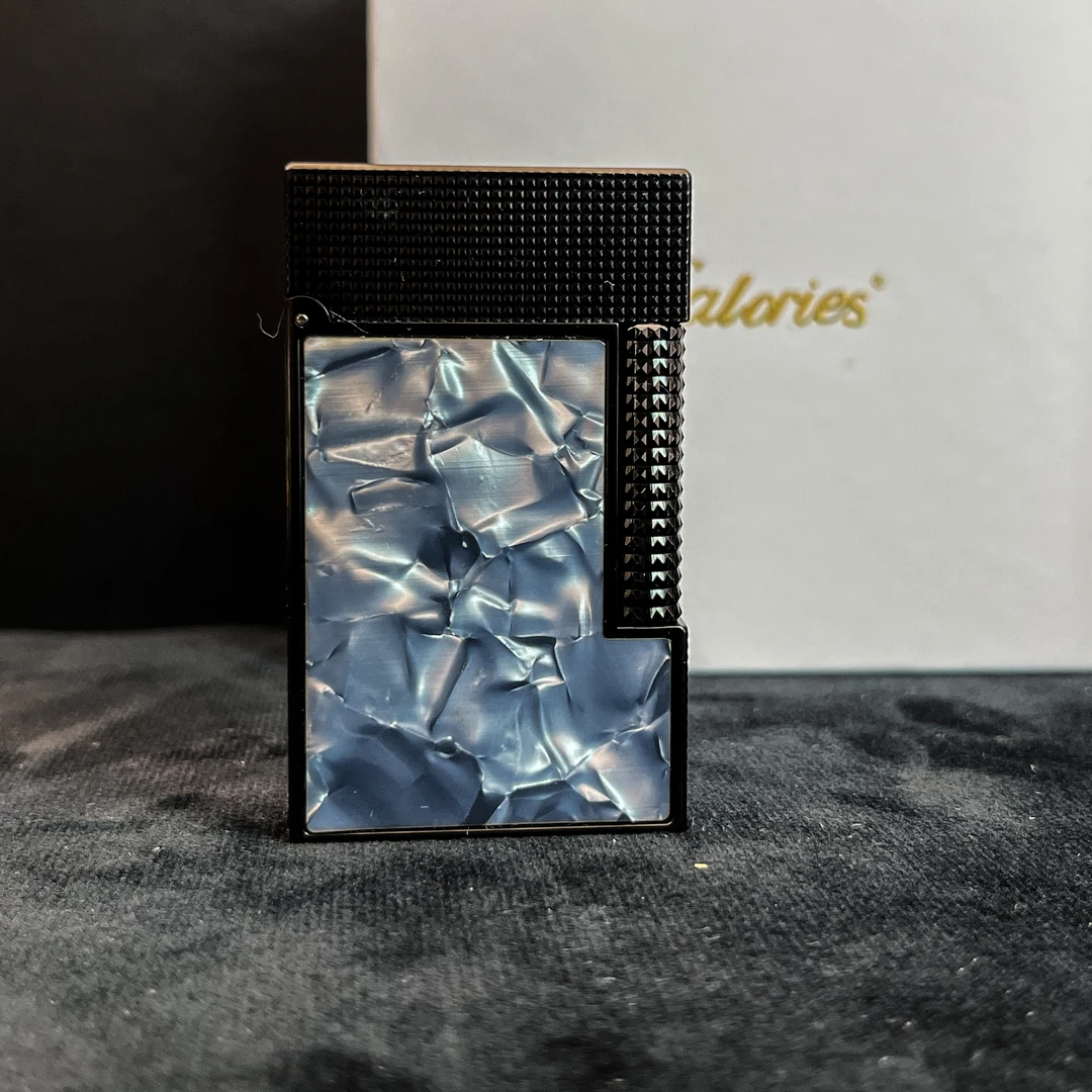 calories卡路充气 朗声 纯铜打火机   黑色巴黎丁云母