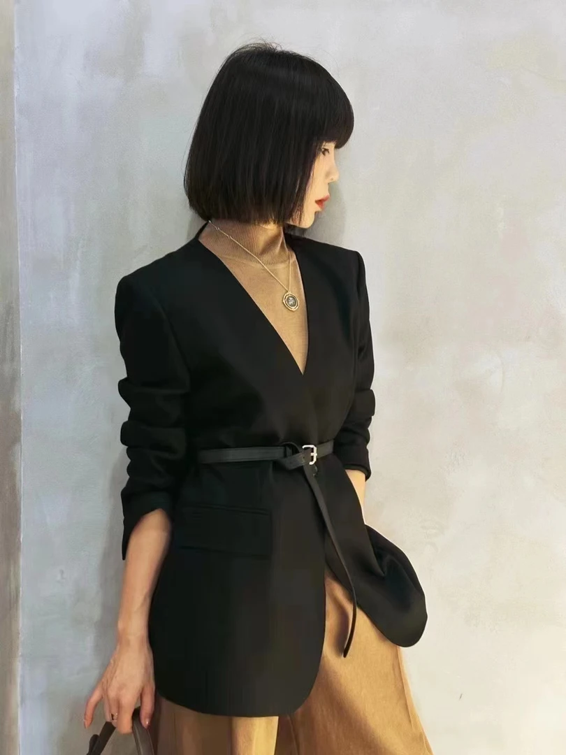 2025新款BERTILLA轻奢时尚气质修身西装外套