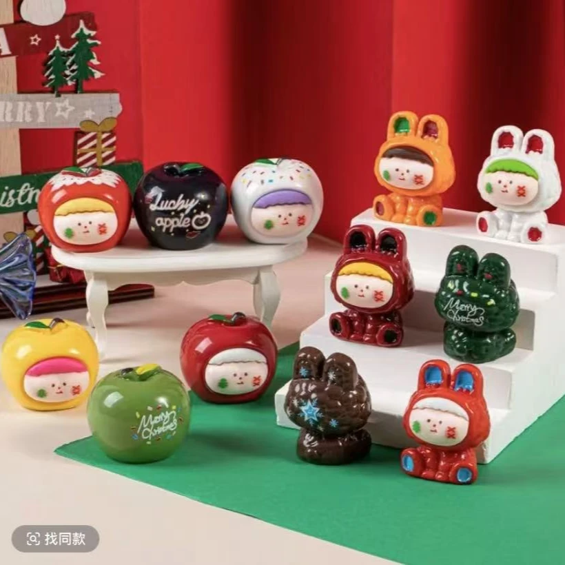 (九宫格+双许愿+对碰)圣诞苹果莉莉丝手工Diy饰品