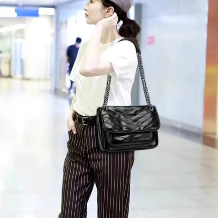 【Show Mi】XKY-6128-黑色-轻奢小众时尚百搭女士包包sm