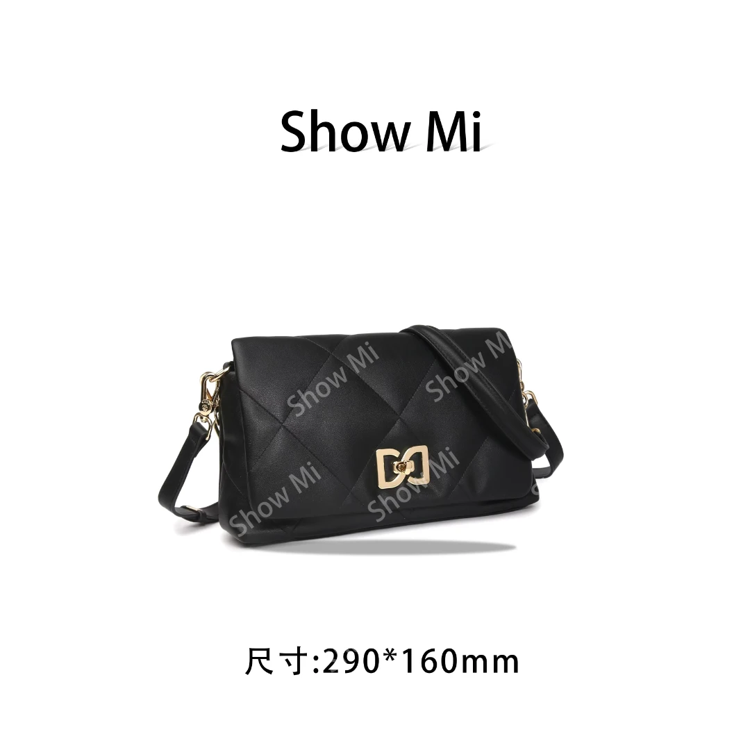 Y【Show Mi】情人节活动BF-68369-黑色-轻奢小众时尚百搭女士包