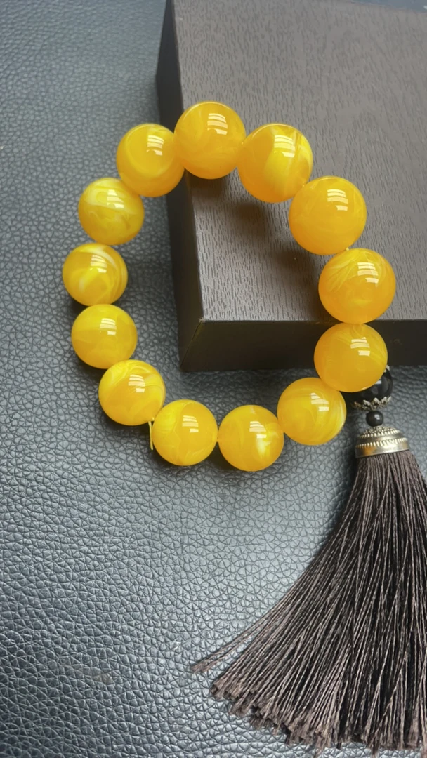 【镇店收藏 正品保障】 791精美黄色手链欧若风
