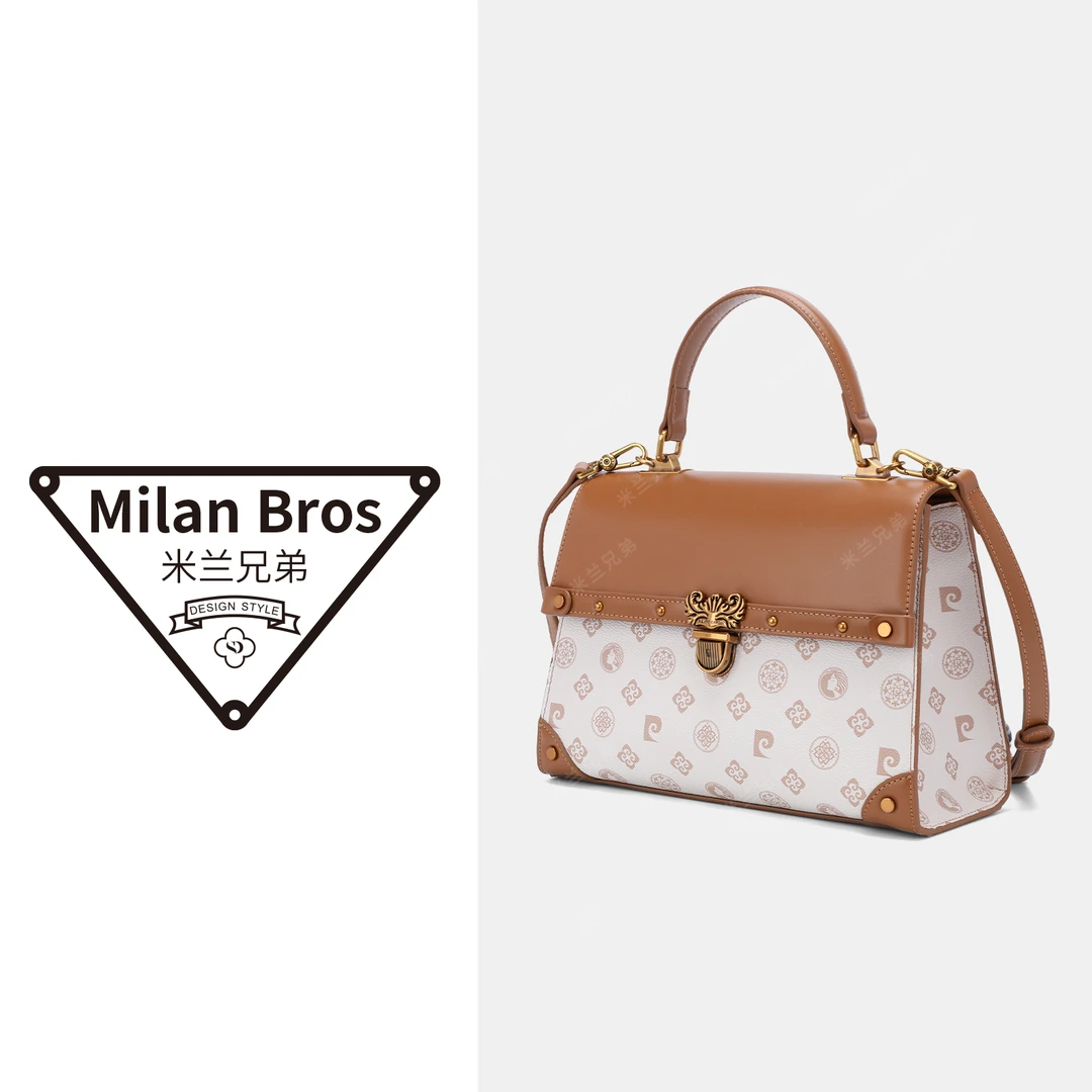 PIERRE CARDIN original collection【米兰兄弟】轻奢斜跨邮差包