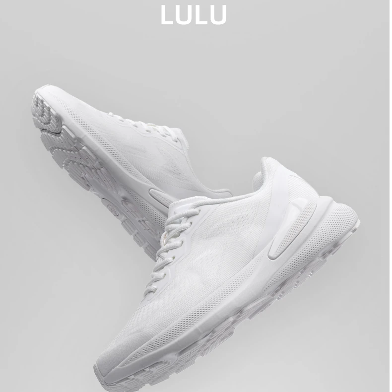 LULU官方正品减震日常休闲鞋男女舒适运动跑鞋网面情侣透气跑鞋