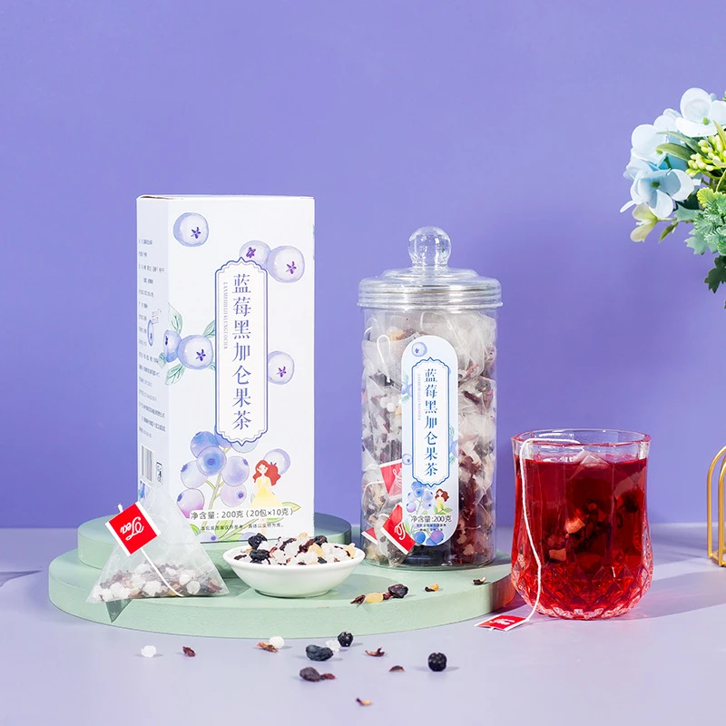 蓝莓黑加仑果茶 果香悠扬 自然味道 四季常饮的花茶