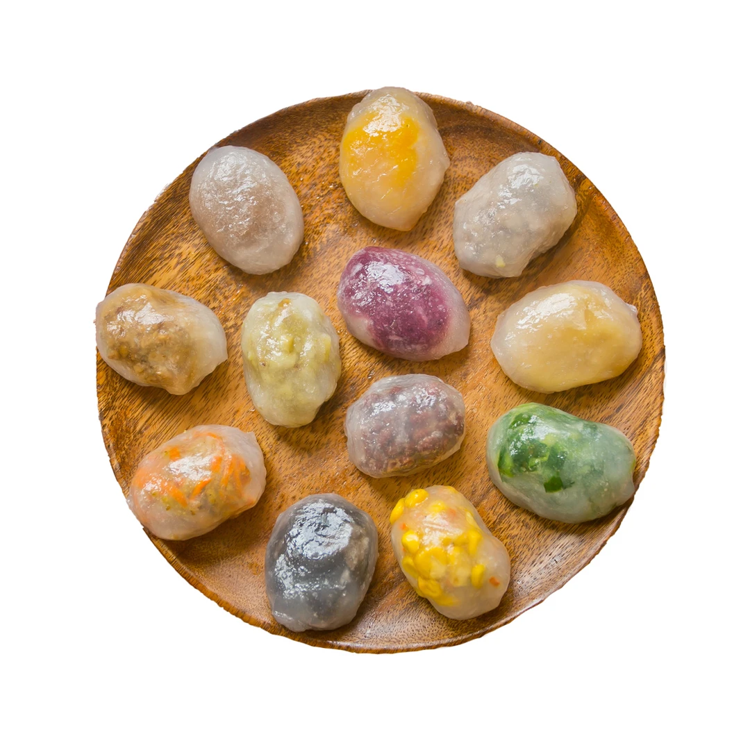 水晶粉粿咸甜混合口味潮汕特产口味备注