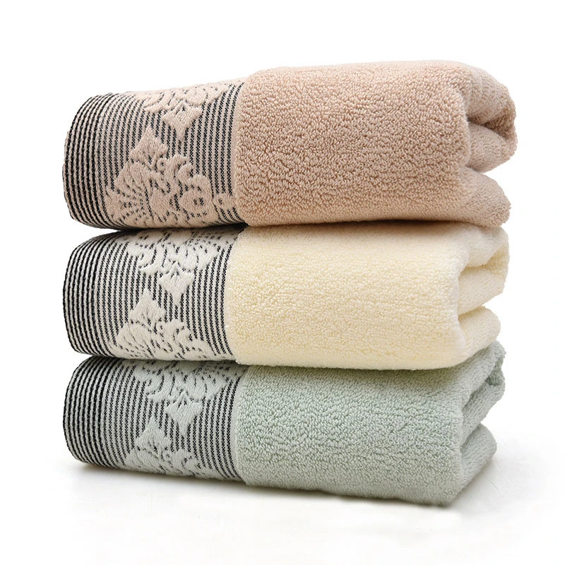 加厚加大棉柔棉欧花毛巾柔软吸水大号面巾洗脸家用擦脸毛巾