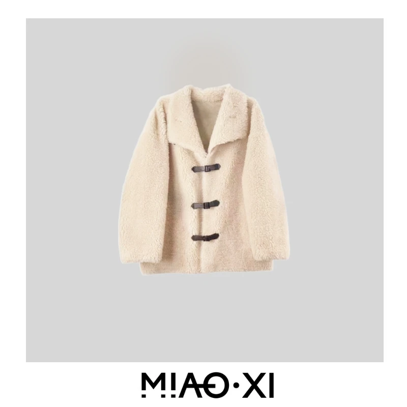 Y1263  【妙兮服饰秋季新款】时尚秋冬百搭毛毛简约女士外套