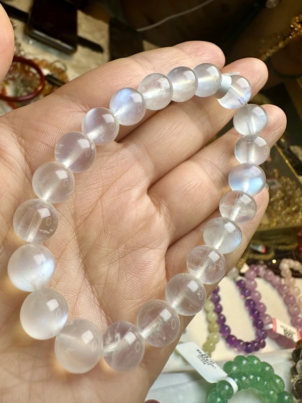 天然蓝月光手链