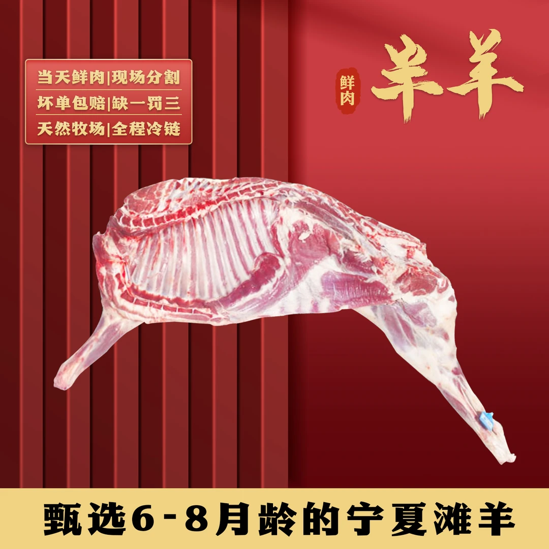 【半羊整羊】半羊10斤/12斤~整羊25斤/30斤散养精品原生态宁夏滩羊~