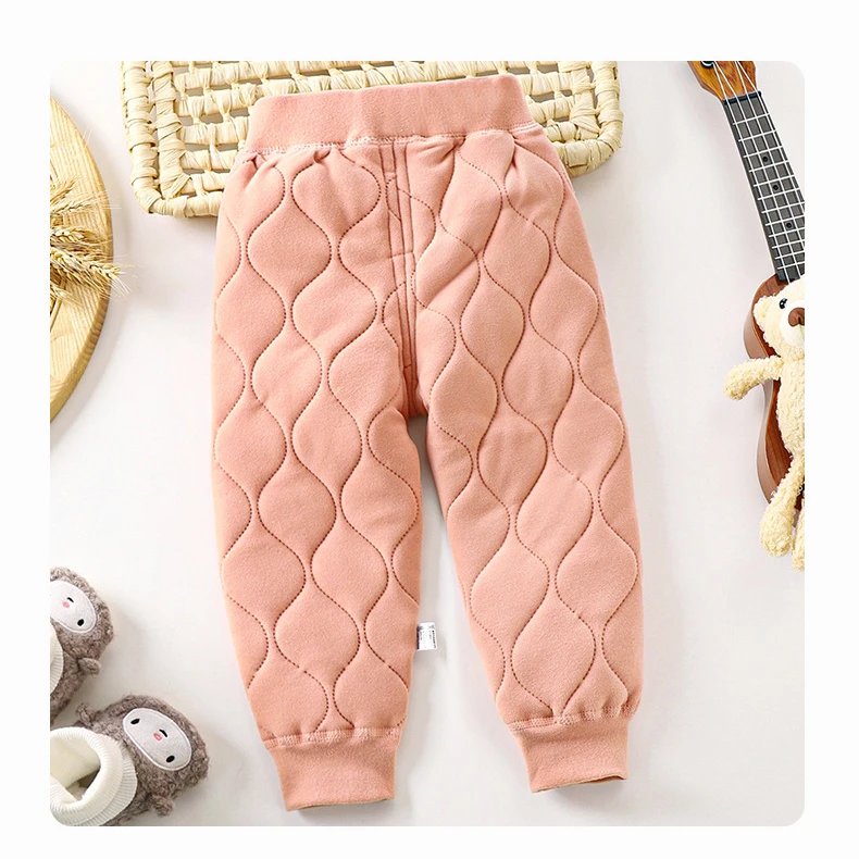 儿童保暖裤秋冬新款校服神器男童夹棉加厚棉裤女童内胆冬季保暖