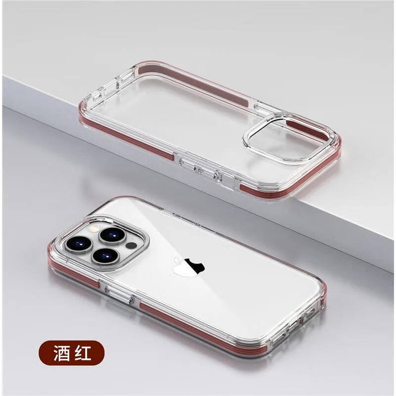 cancel 适用iPhone15pro手机壳双侧气囊保护套手机壳苹果15手机