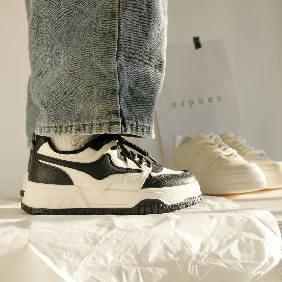 【D先森】春季厚底小白鞋女鞋2024新款爆款百搭运动板鞋休闲球鞋