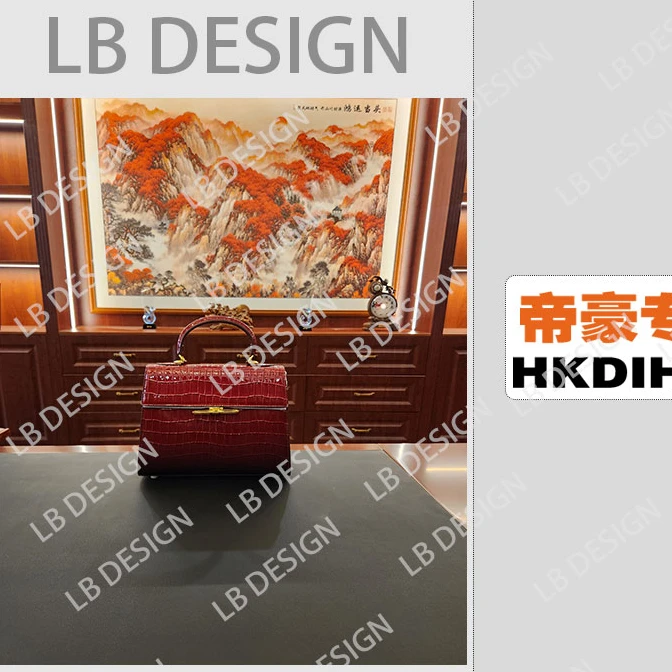 LBDESlGN【香港帝豪5308红色】欧美高端2024女神经典时尚百搭包包