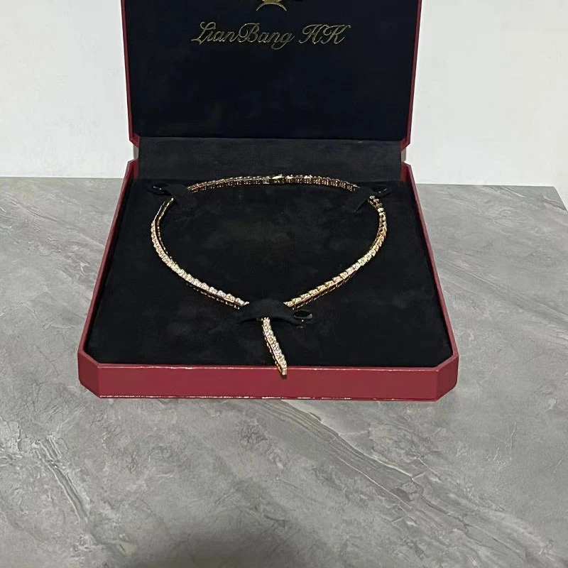 合金项链 【香港帝豪1967金色】1欧美高端2024女神经典时尚百搭项链