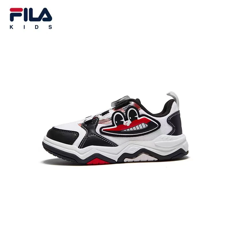 FILA【斐乐儿童】小童经典曲奇小怪兽缓震跑步运动板鞋 K14B341304F