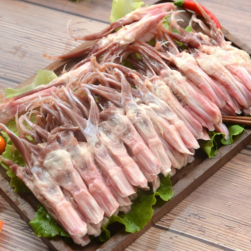 新鲜鸭舌生鲜头冷冻鸭舌生四川重庆火锅食材配菜可火锅烧烤卤150g