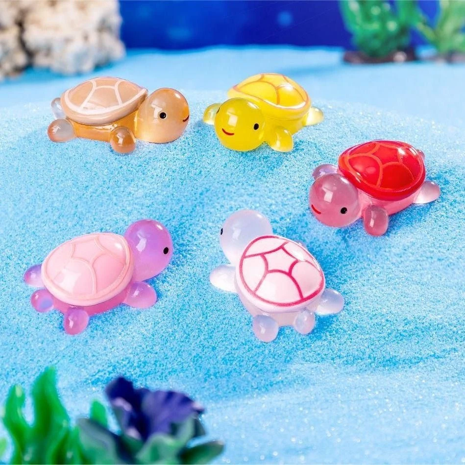 【直播拆+许愿】九宫格夜光树脂乌龟手工diy摆件可爱微景观