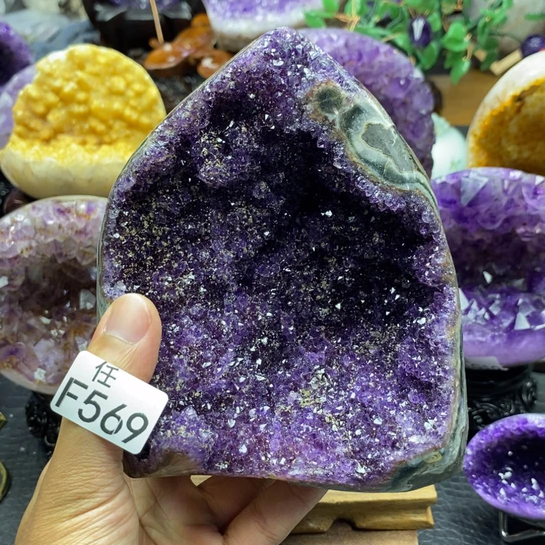 紫晶大型摆件(非配饰)未镶嵌