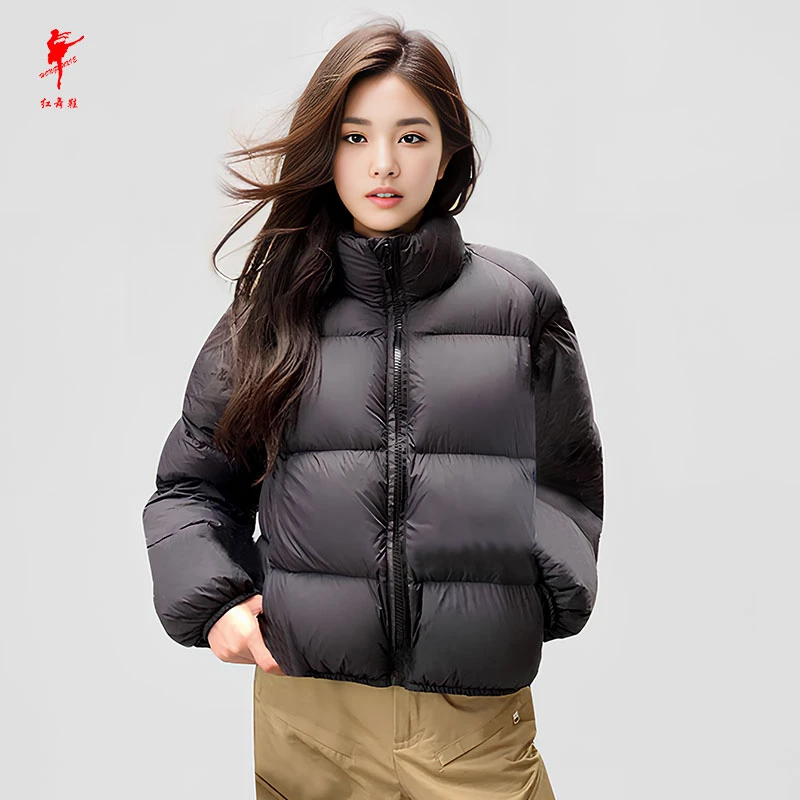 红舞鞋舞蹈服女冬季保暖外套短款时尚羽绒服芭蕾现代舞练功服7905