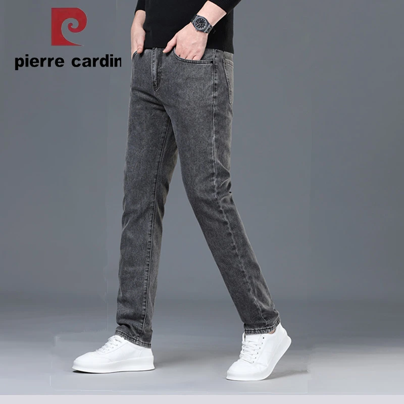 皮尔卡丹男士休闲时尚休闲百搭修身商务春秋男士裤子